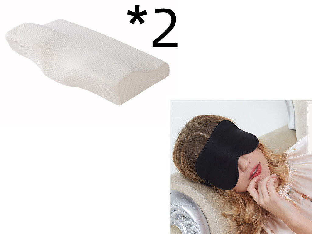 Oreiller cervical ergonomique en mousse mémoire de forme