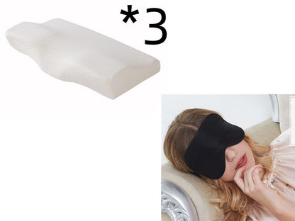 Oreiller cervical ergonomique en mousse mémoire de forme